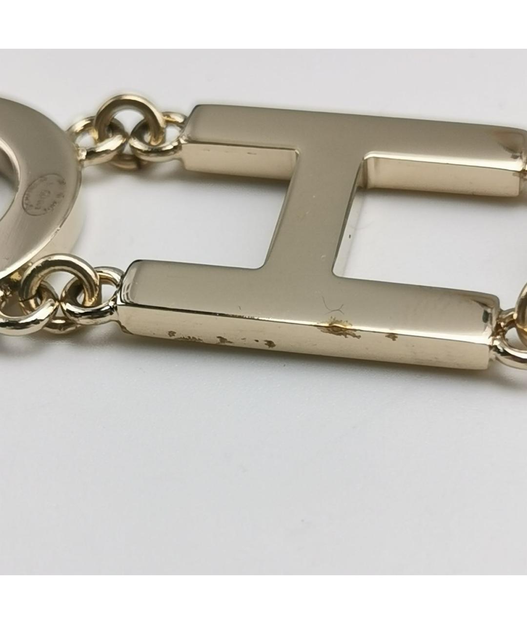 CHANEL Золотые металлические серьги, фото 6