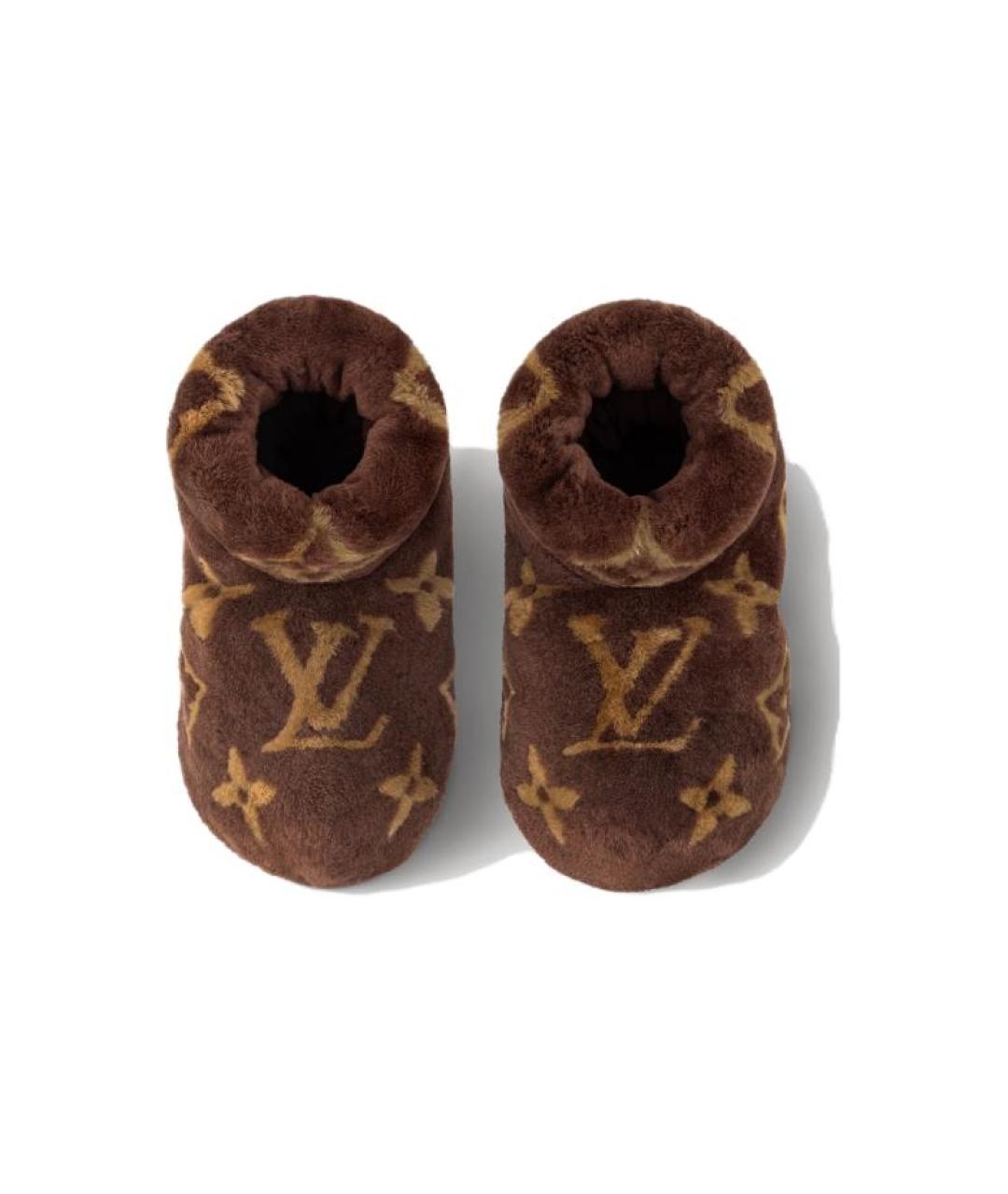 LOUIS VUITTON Коричневые низкие ботинки, фото 3