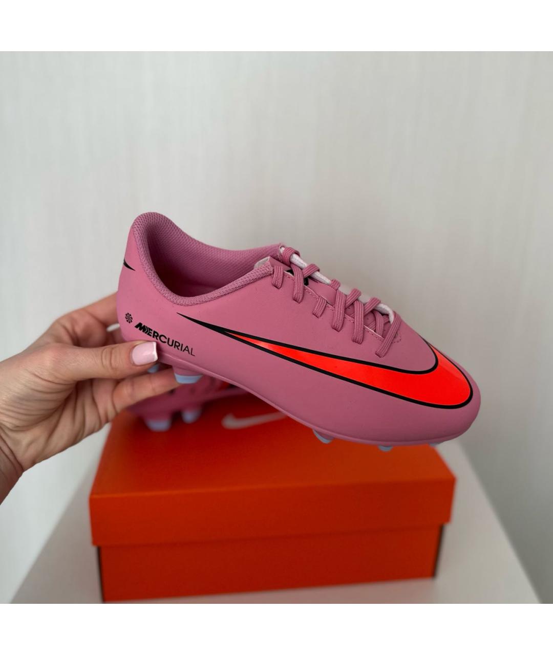 NIKE Розовые кеды, фото 2