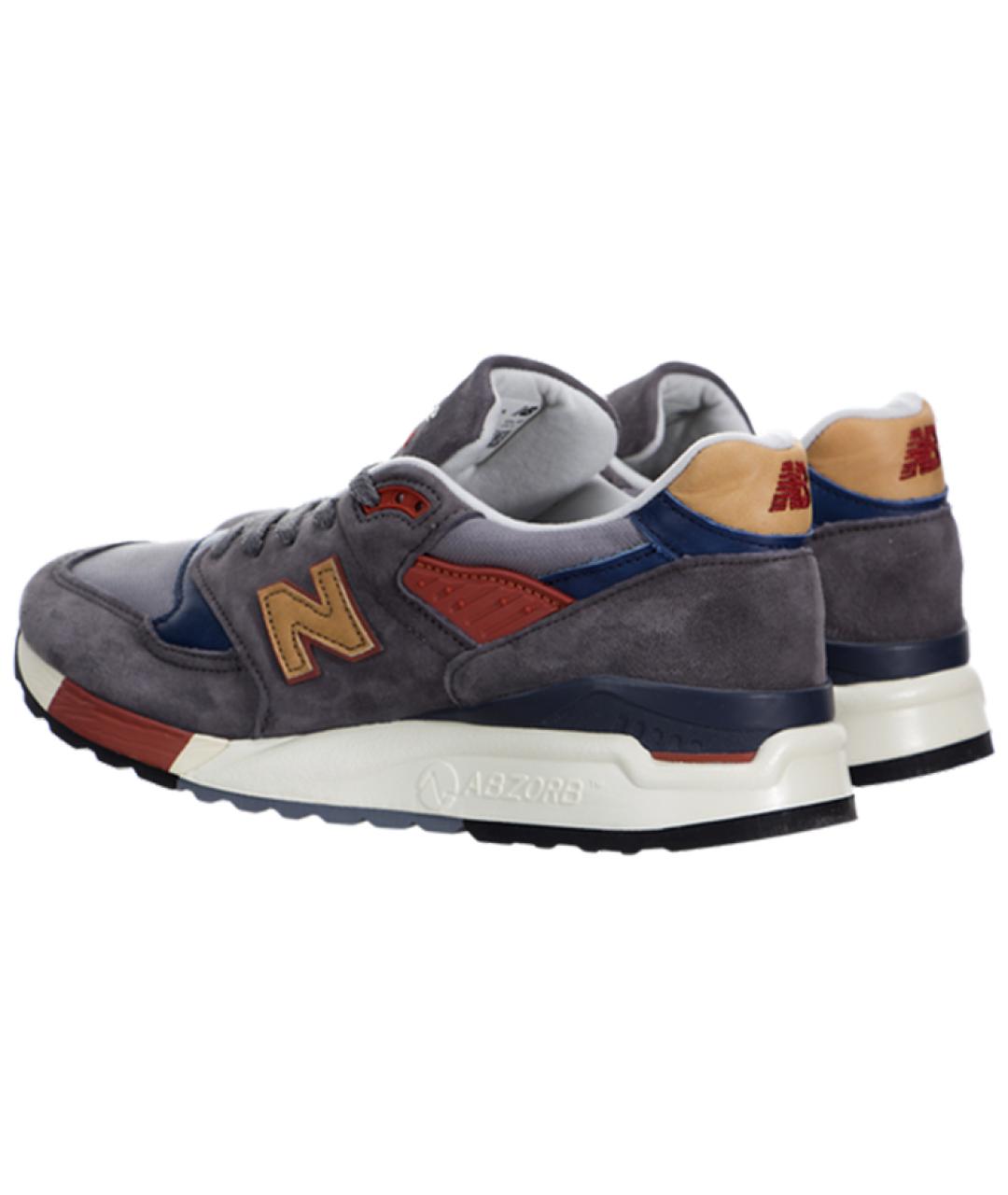 NEW BALANCE Мульти замшевые высокие кроссовки / кеды, фото 4
