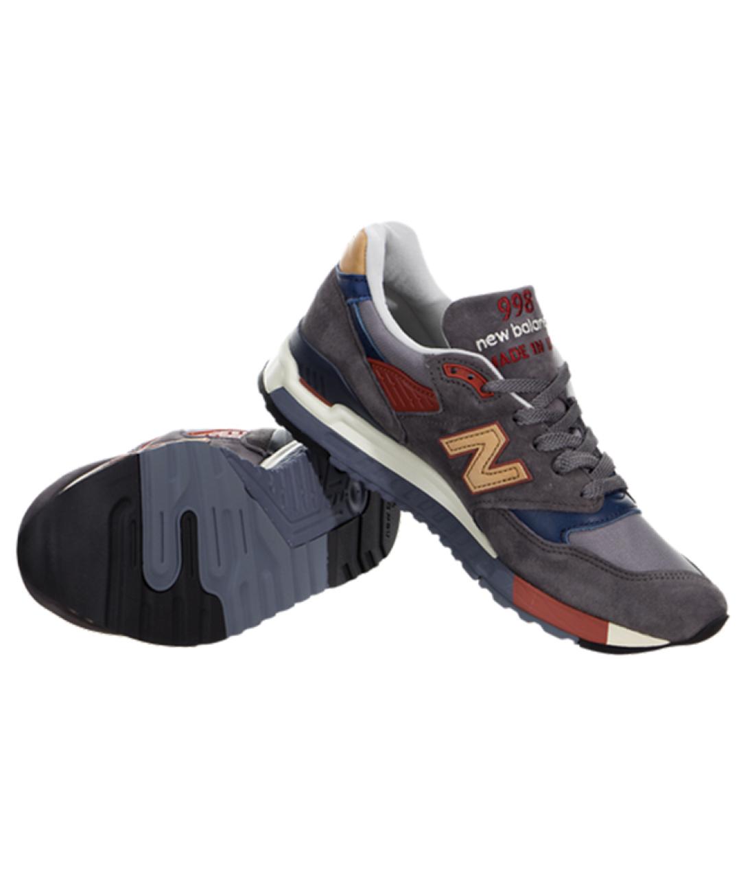 NEW BALANCE Мульти замшевые высокие кроссовки / кеды, фото 5