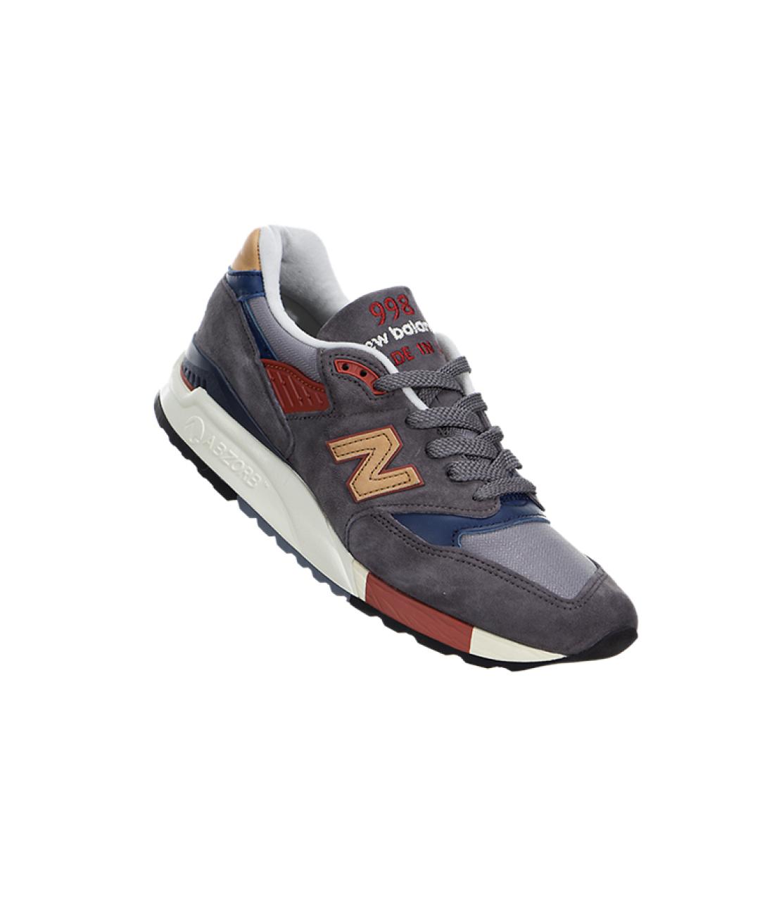 NEW BALANCE Мульти замшевые высокие кроссовки / кеды, фото 2