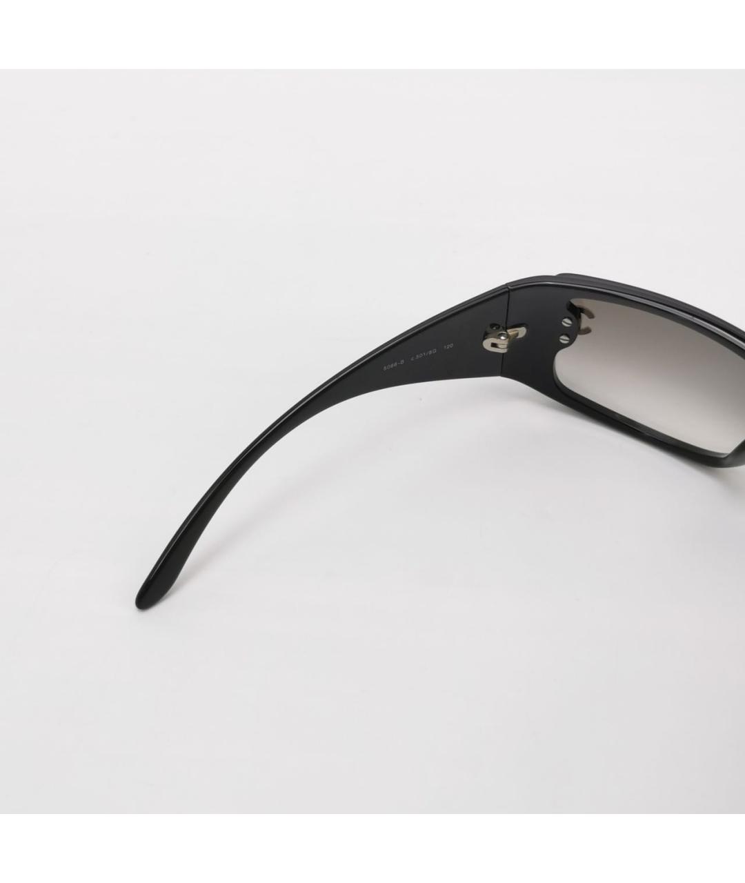 CHANEL Черные пластиковые солнцезащитные очки, фото 5