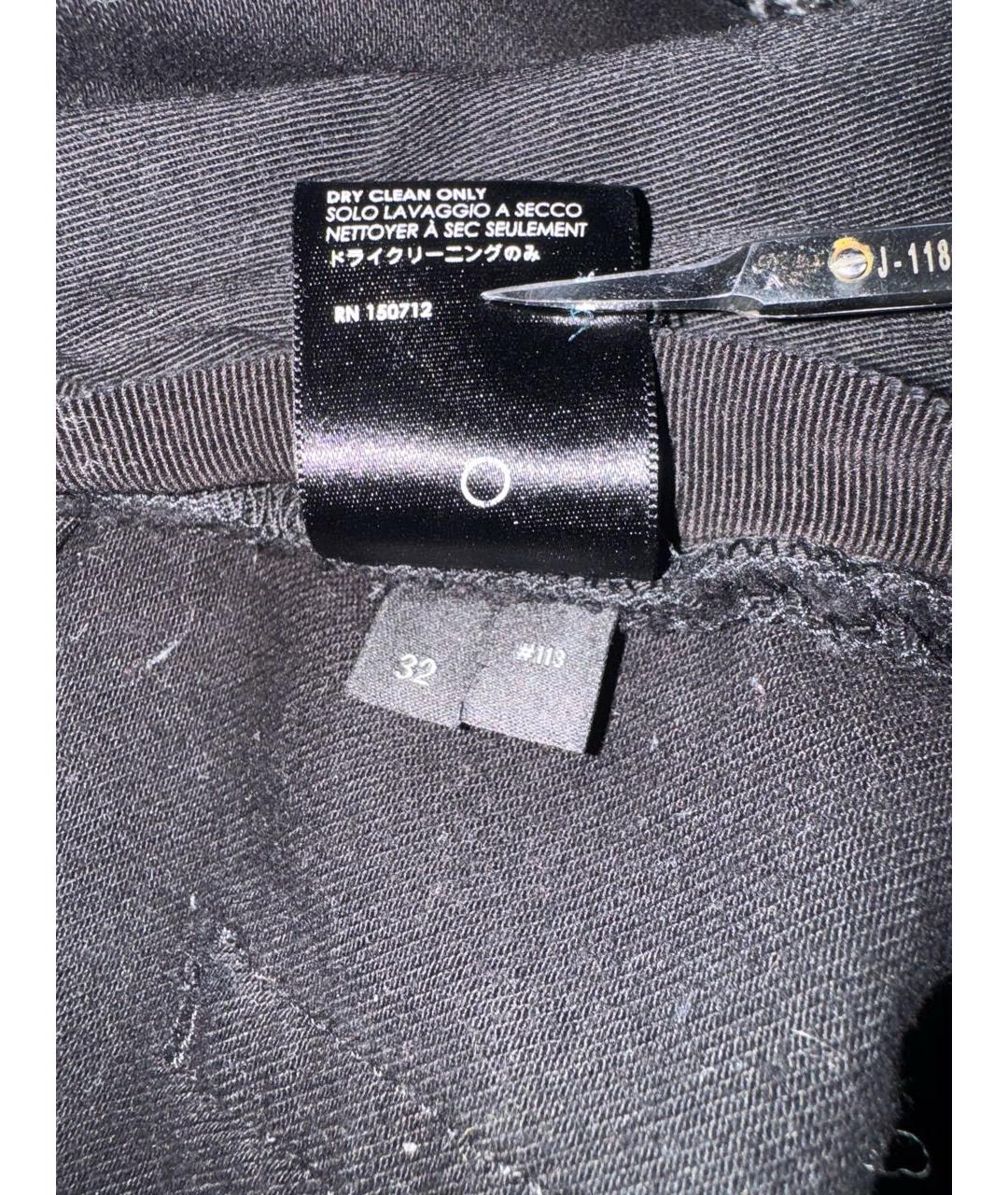 AMIRI Черные хлопко-эластановые джинсы скинни, фото 7