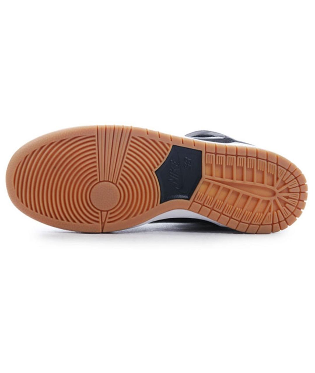 NIKE Черные замшевые высокие кроссовки / кеды, фото 4