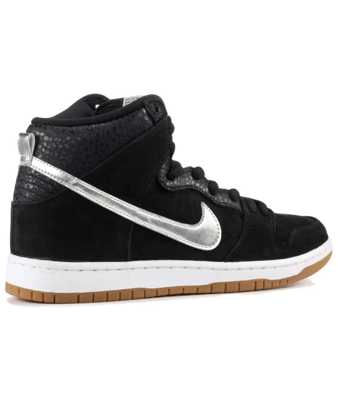 NIKE Черные замшевые высокие кроссовки / кеды, фото 3