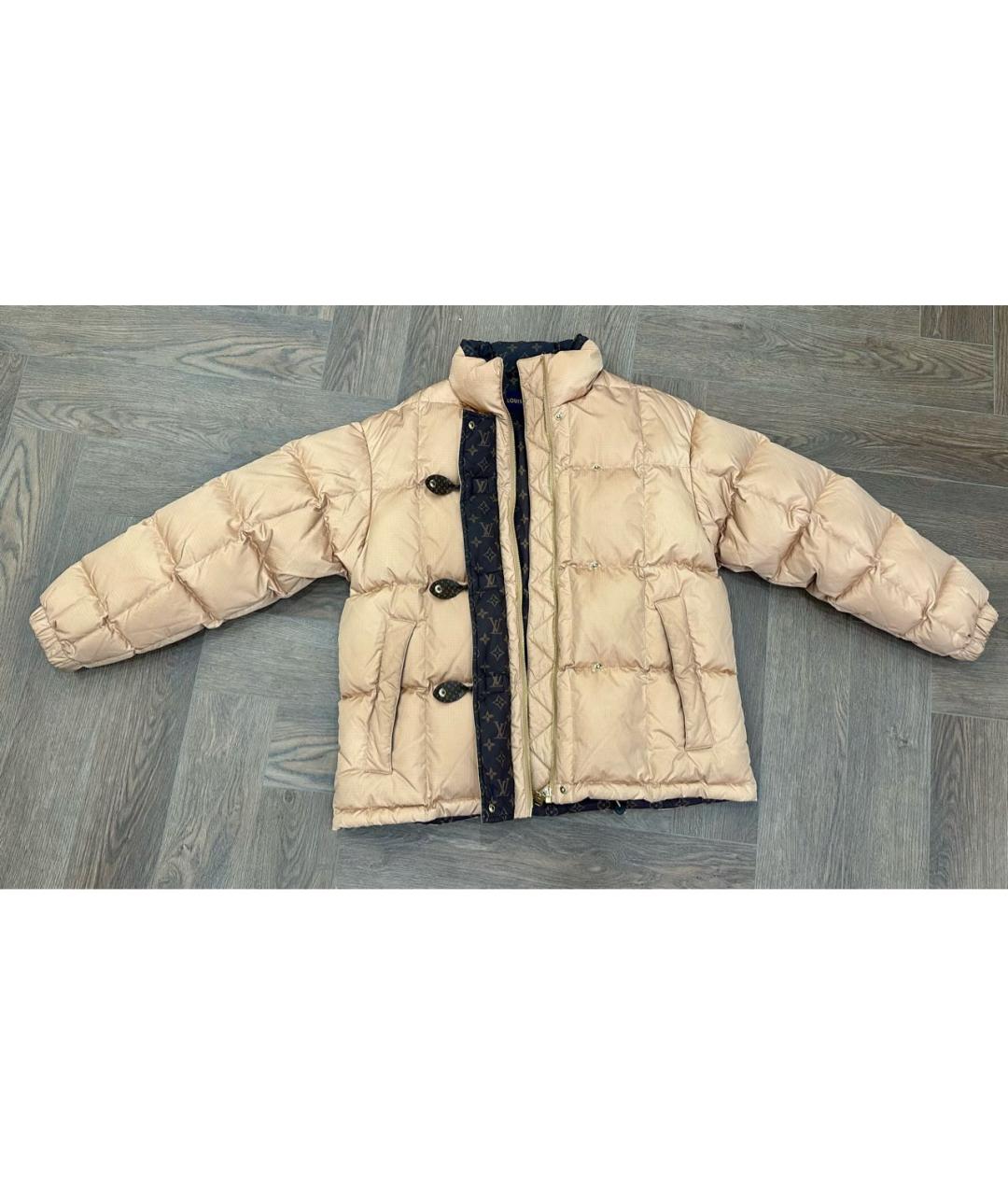 LOUIS VUITTON Бежевый полиэстеровый пуховик, фото 3