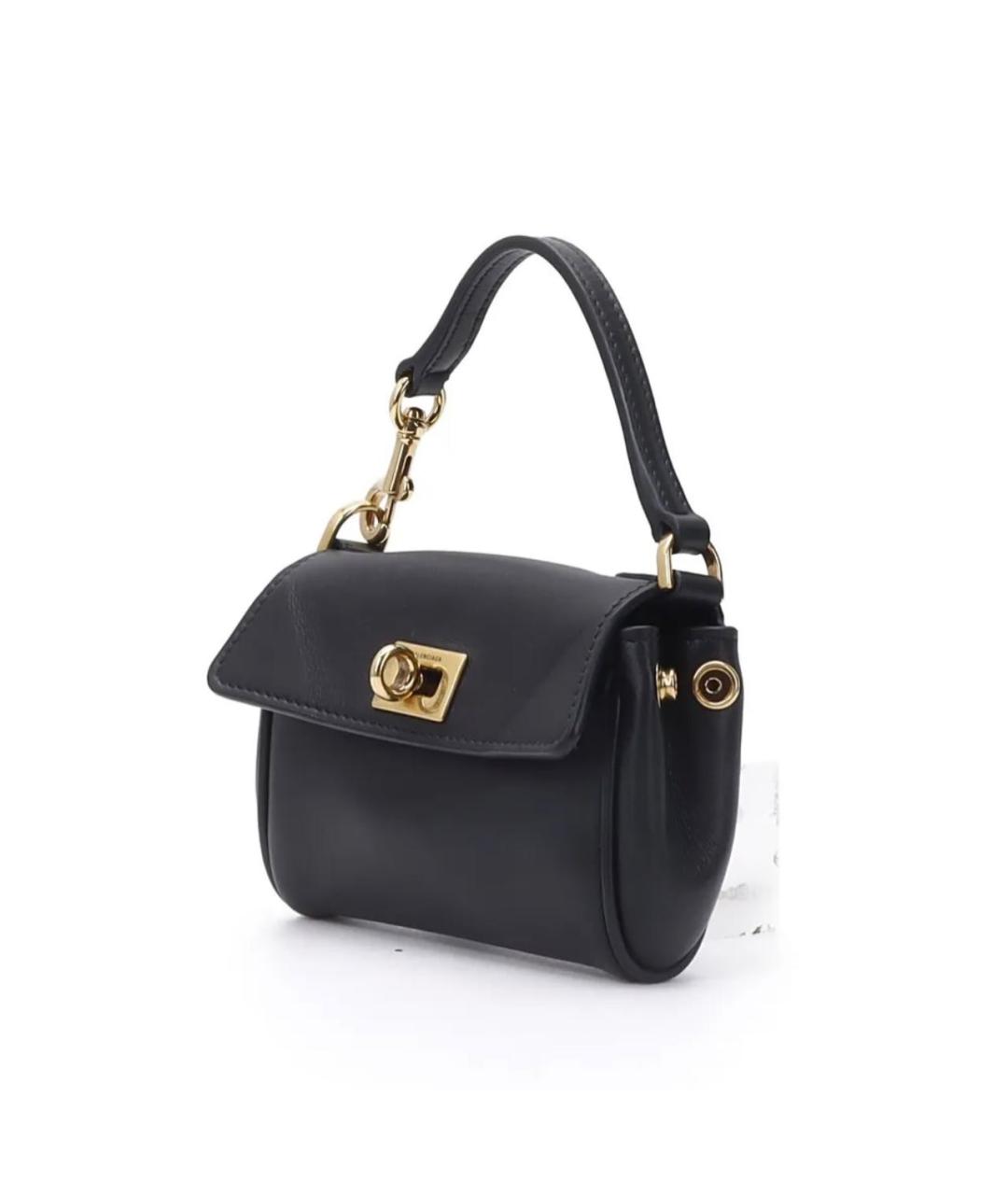 BALENCIAGA Черная кожаная сумка с короткими ручками, фото 3