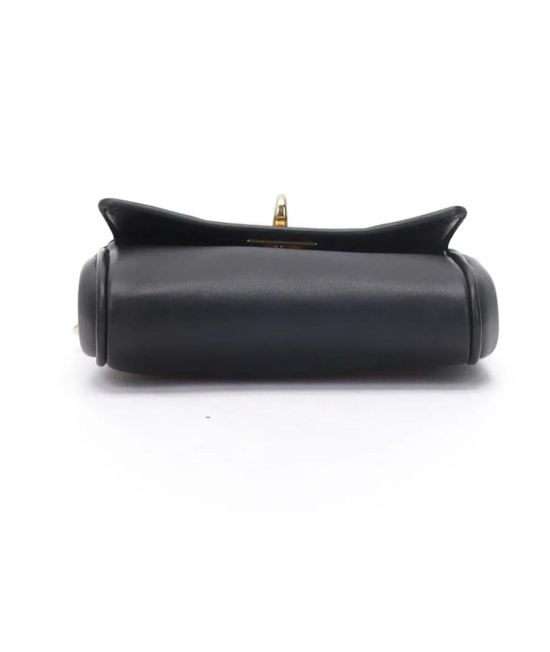 BALENCIAGA Черная кожаная сумка с короткими ручками, фото 5