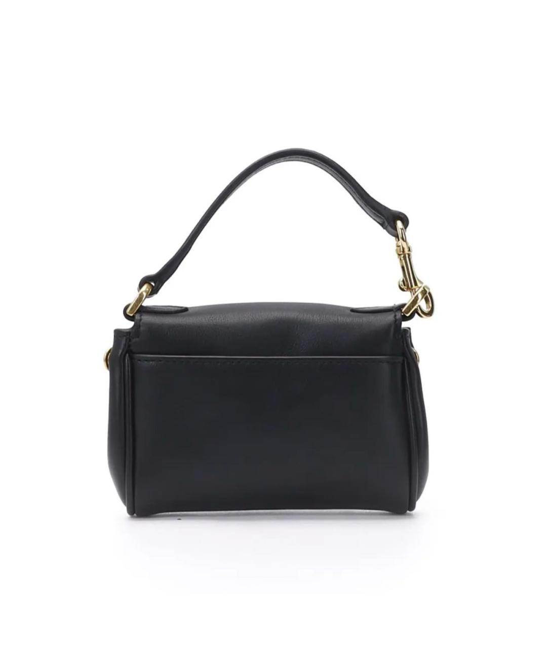 BALENCIAGA Черная кожаная сумка с короткими ручками, фото 4