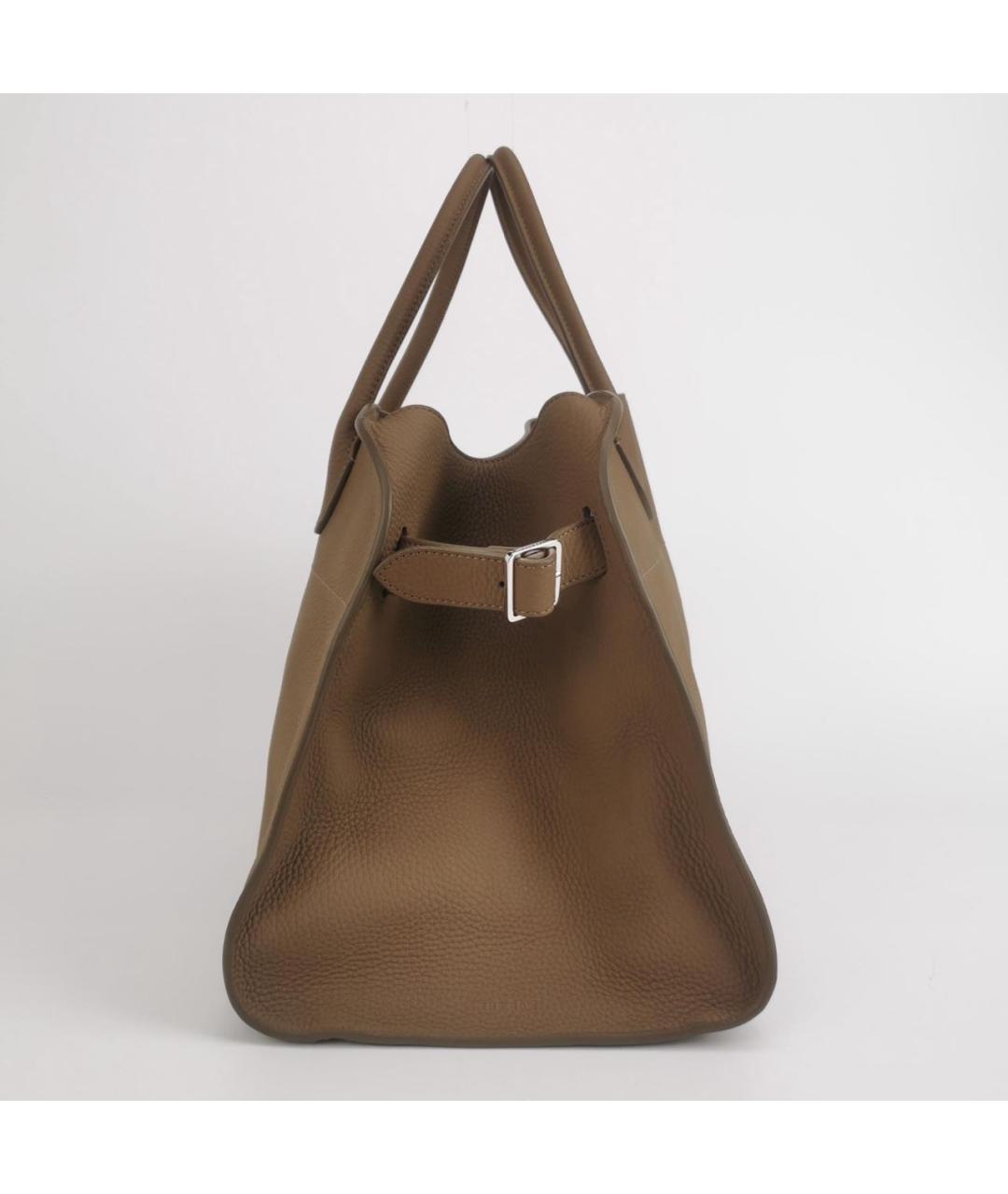 THE ROW Коричневая кожаная сумка тоут, фото 3