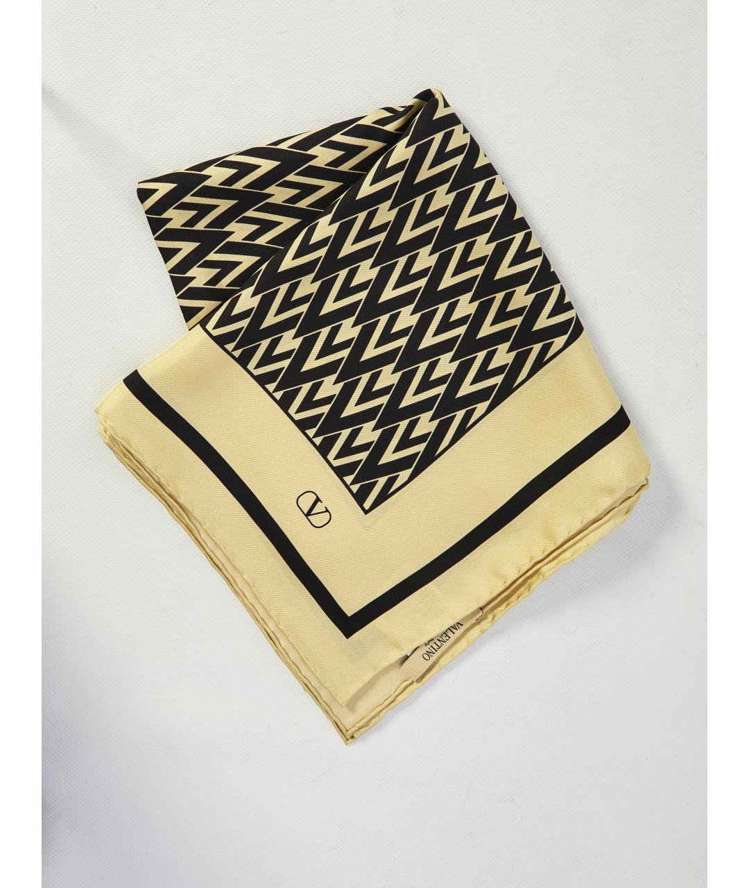 VALENTINO Мульти шелковый платок, фото 2