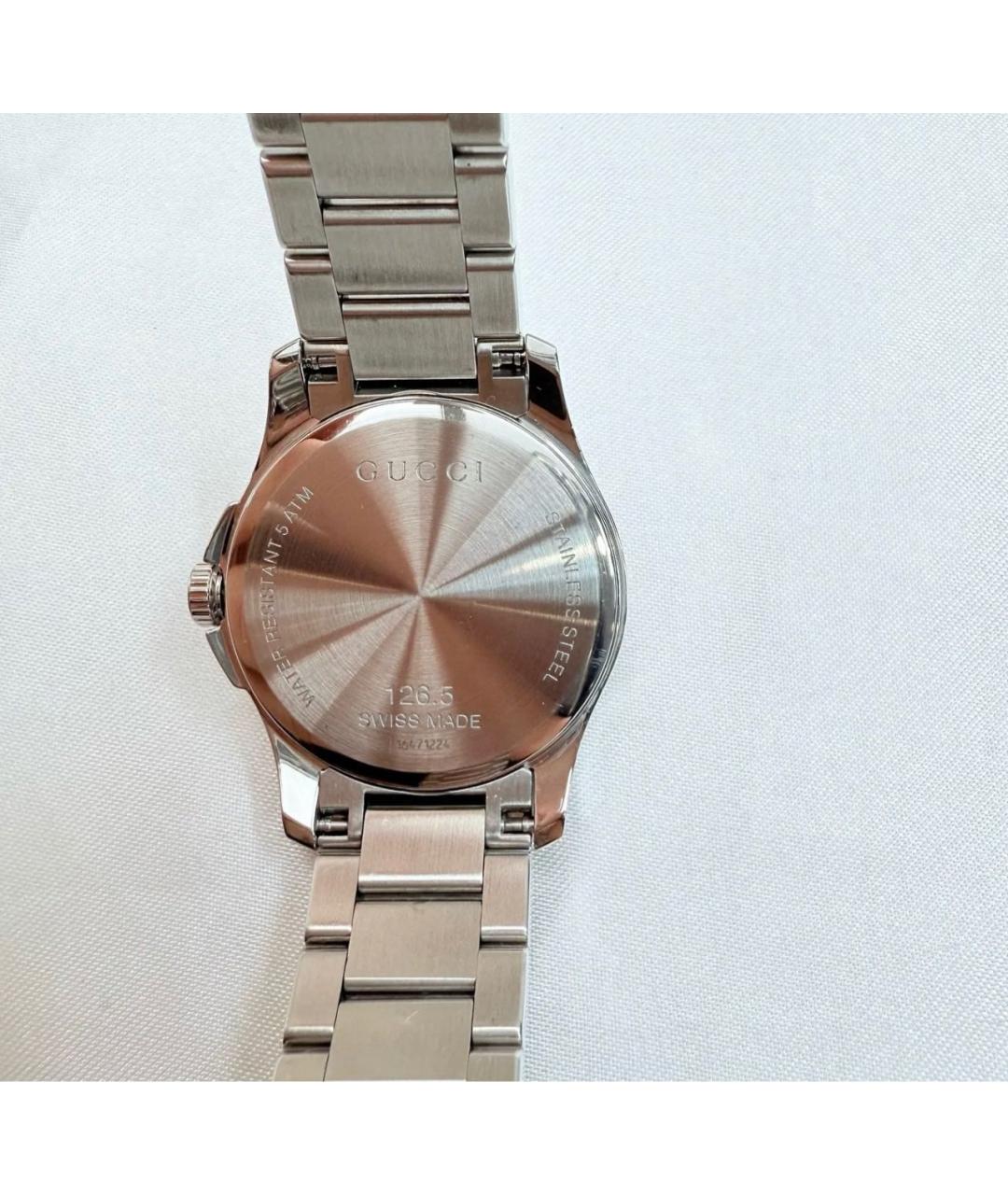 GUCCI Серебряные часы, фото 2