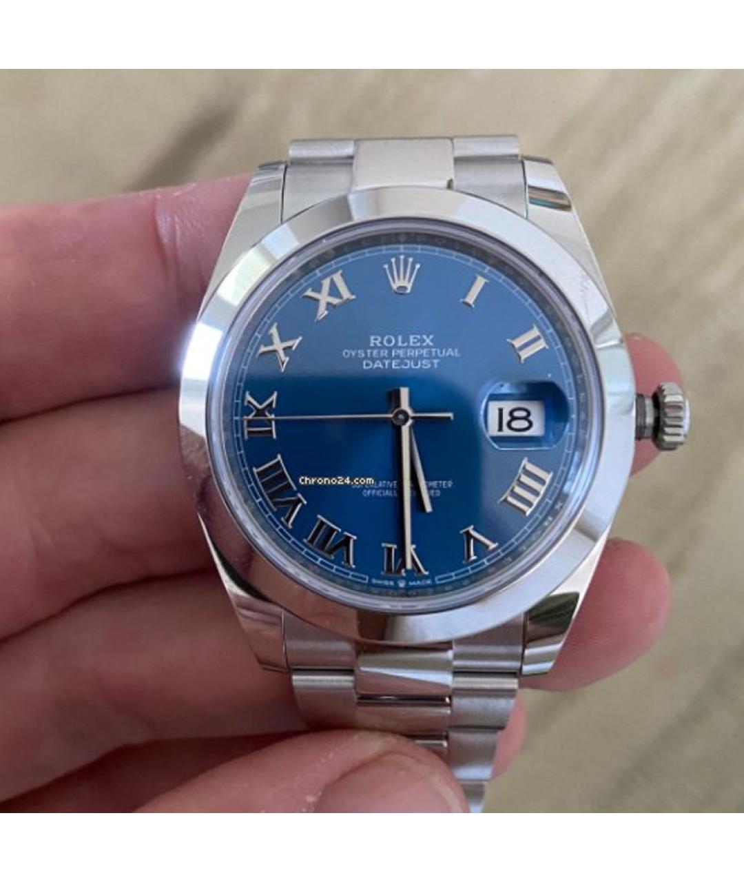 ROLEX Серебряные часы, фото 6