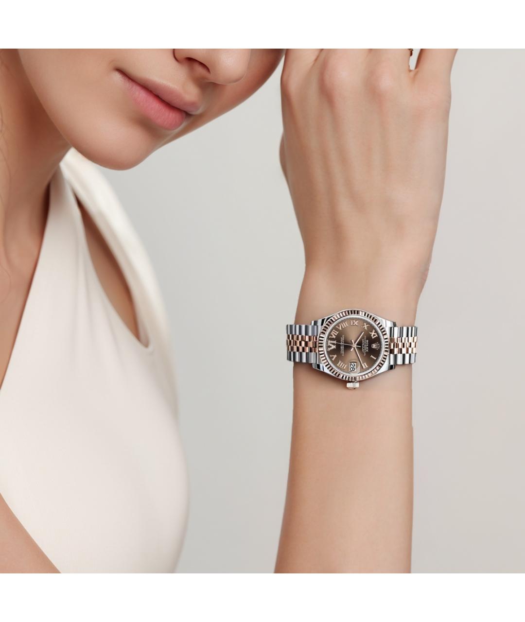 ROLEX Серебряные часы, фото 4