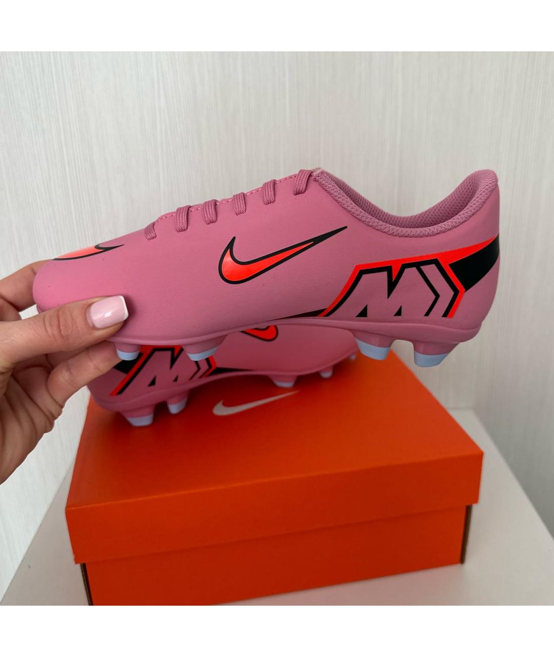 NIKE Розовые кеды, фото 3