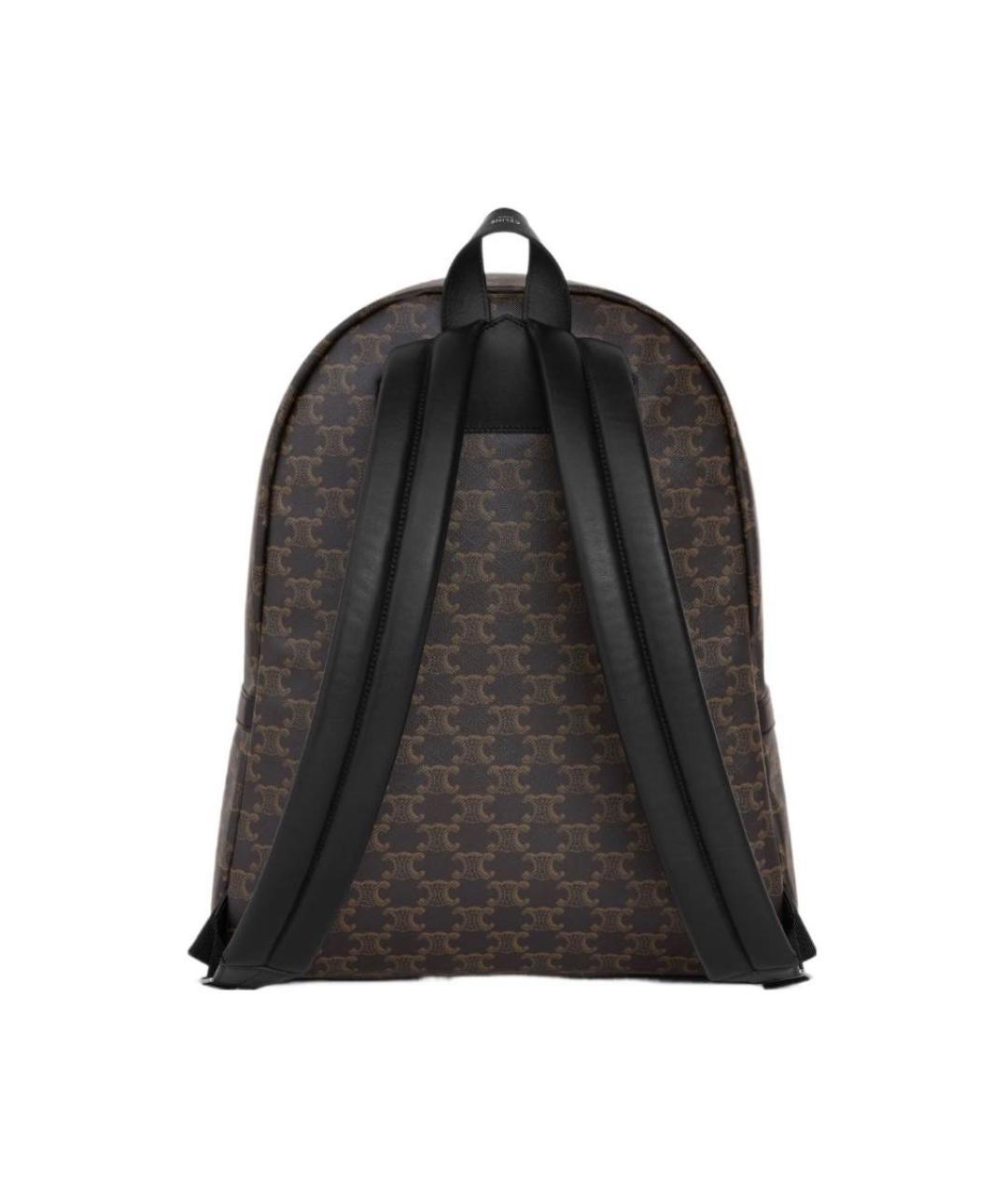 CELINE Черный кожаный рюкзак, фото 3