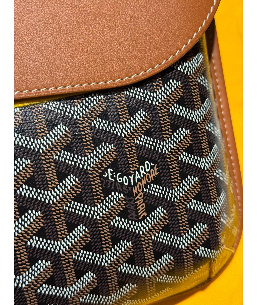 GOYARD Коричневая сумка на плечо, фото 6