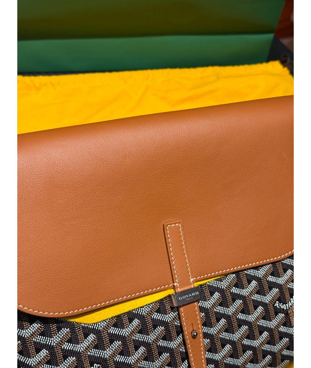 GOYARD Коричневая сумка на плечо, фото 8