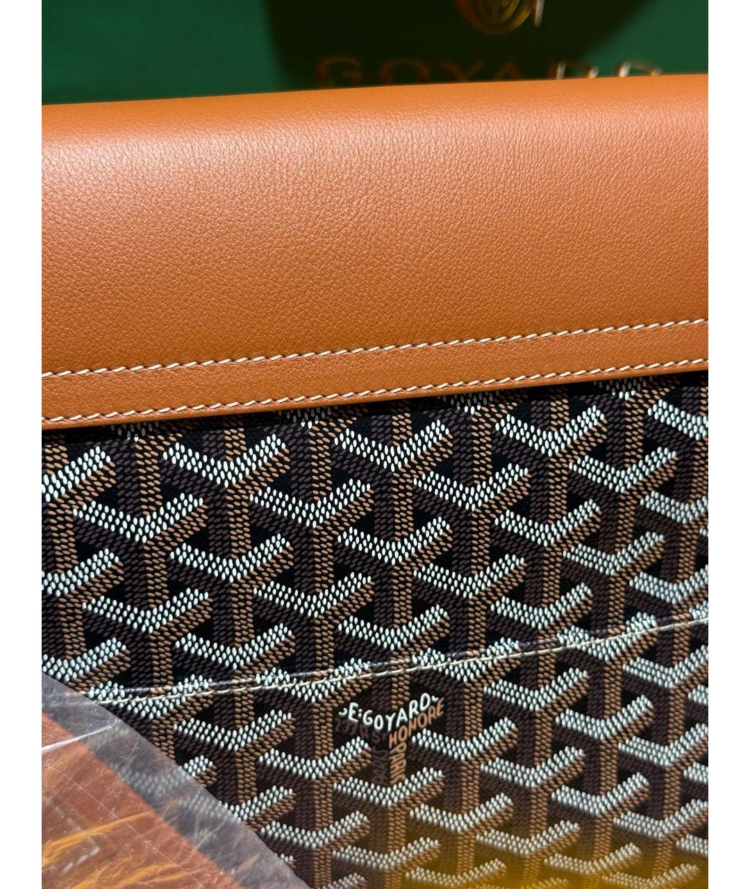 GOYARD Коричневая сумка на плечо, фото 7