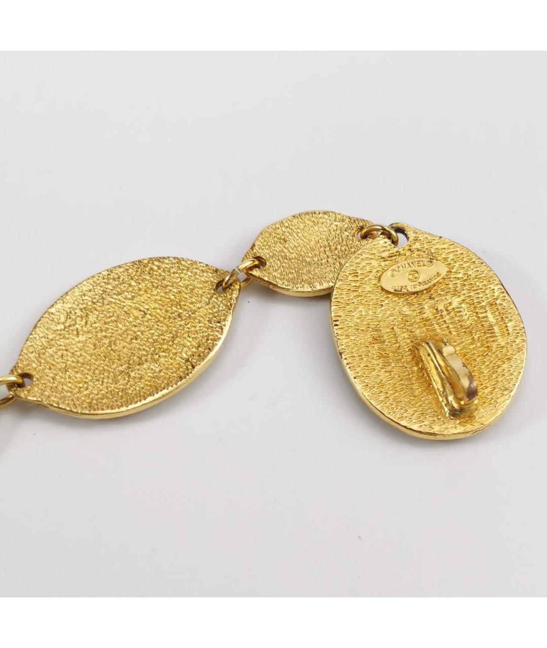 CHANEL Золотое металлическое колье, фото 5