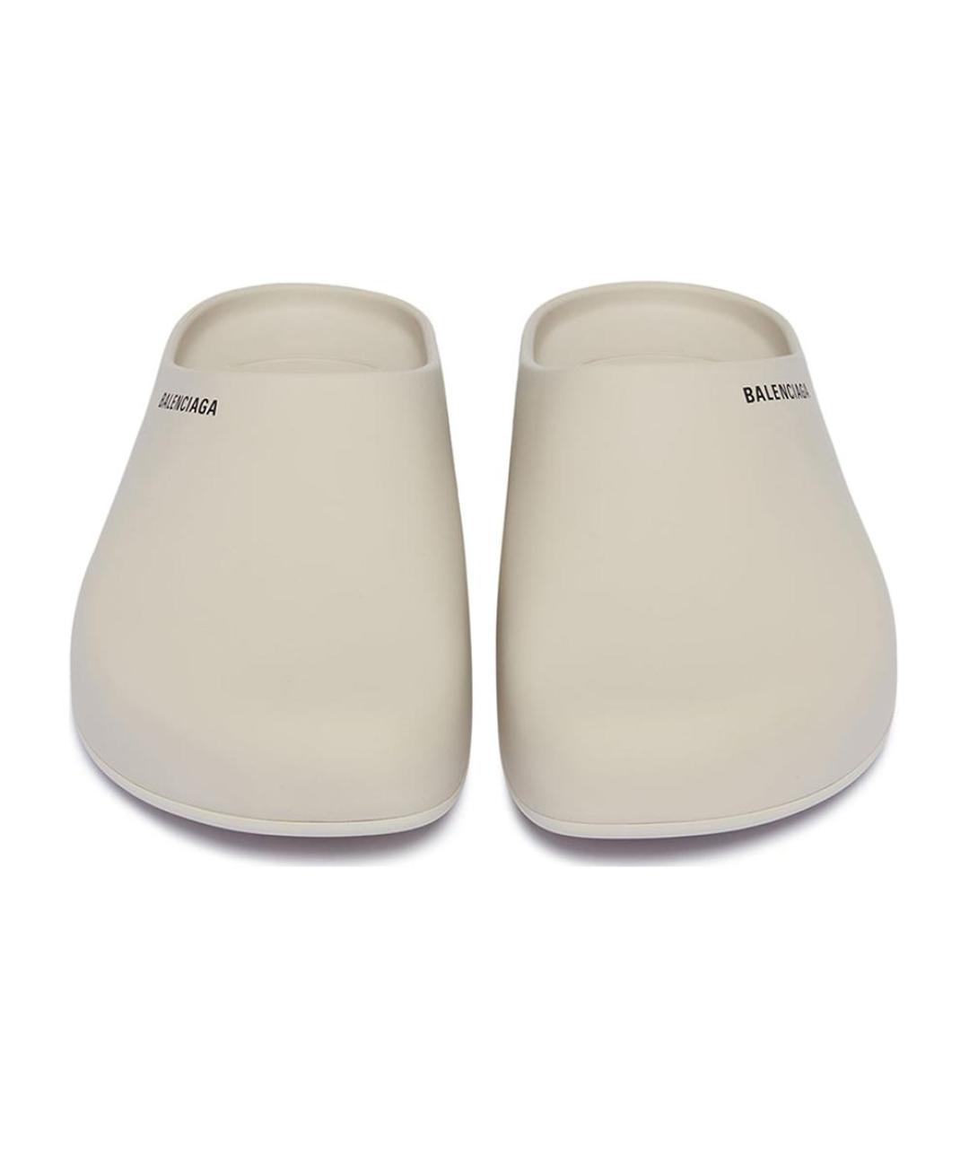 BALENCIAGA Бежевые слипоны, фото 5