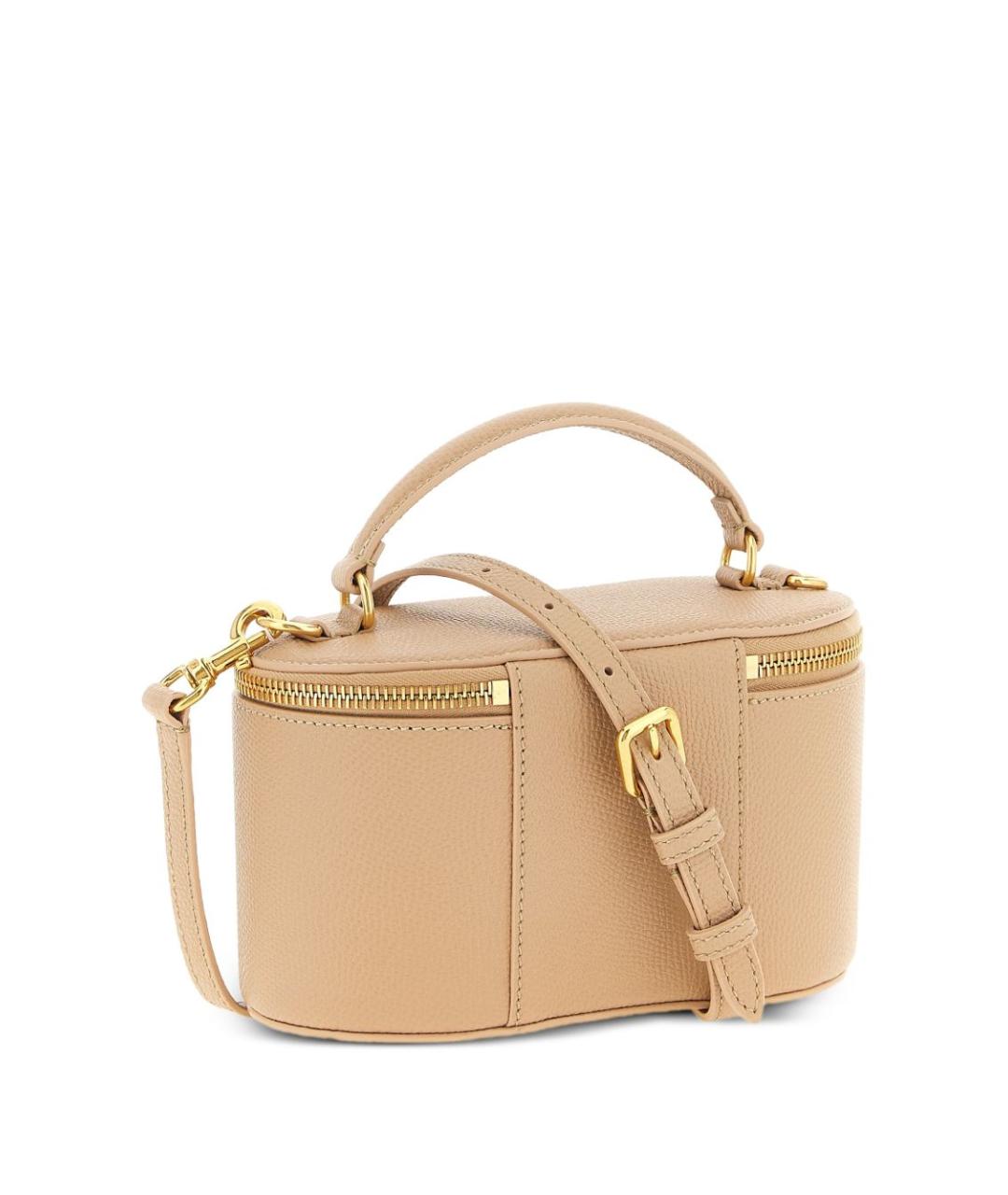 VALENTINO Розовая кожаная сумка через плечо, фото 3