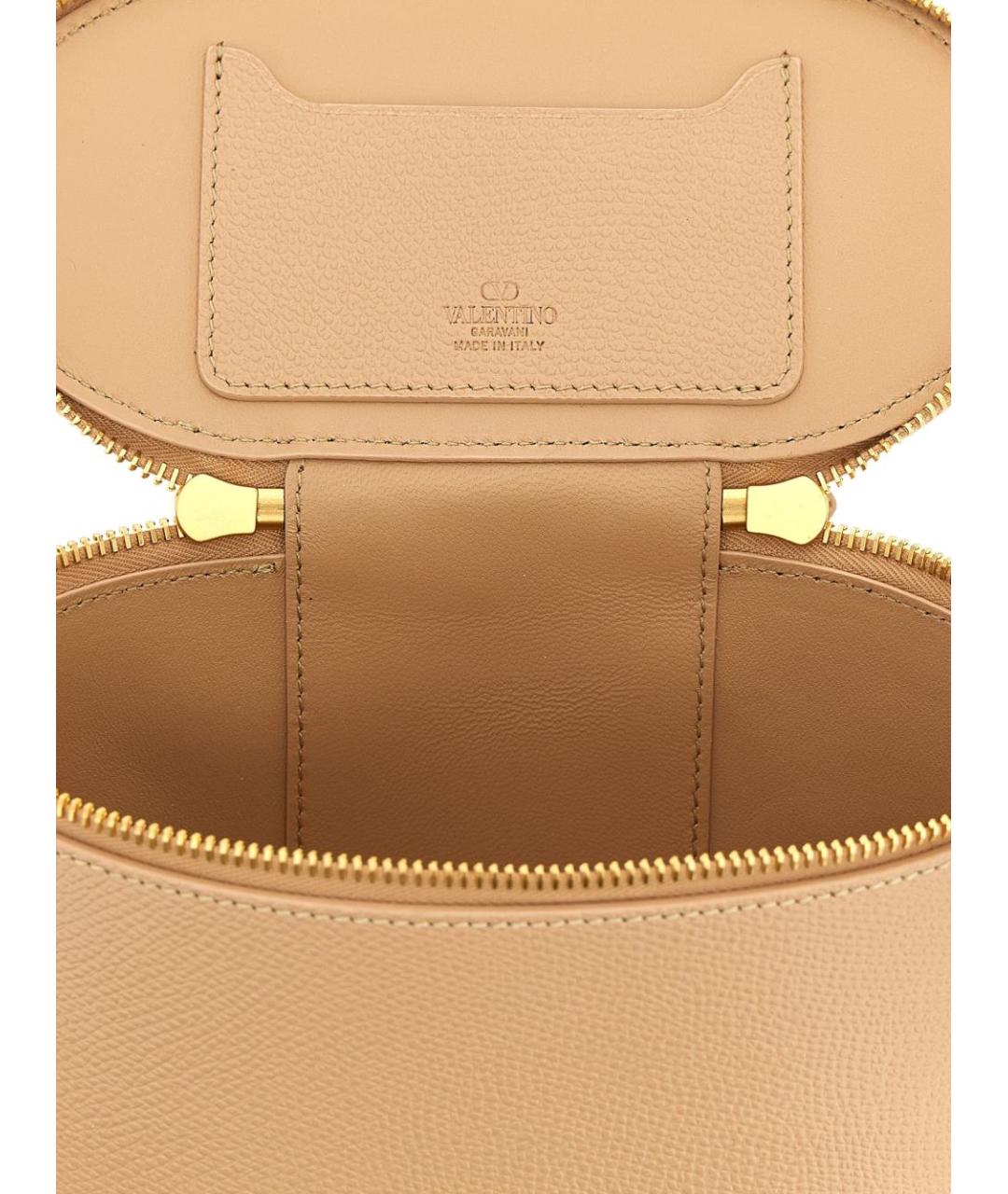VALENTINO Розовая кожаная сумка через плечо, фото 2