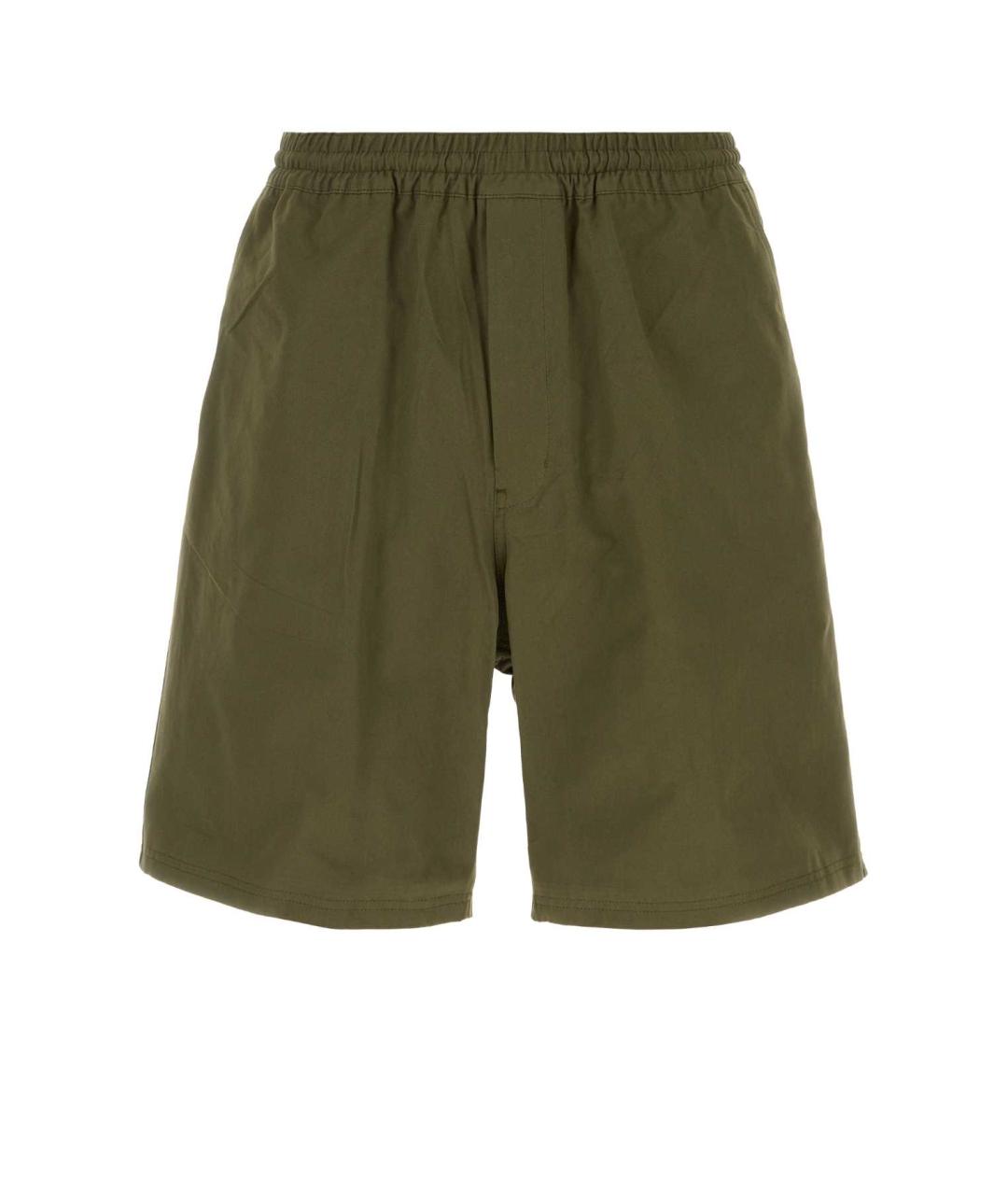PRADA Зеленые хлопковые шорты, фото 1