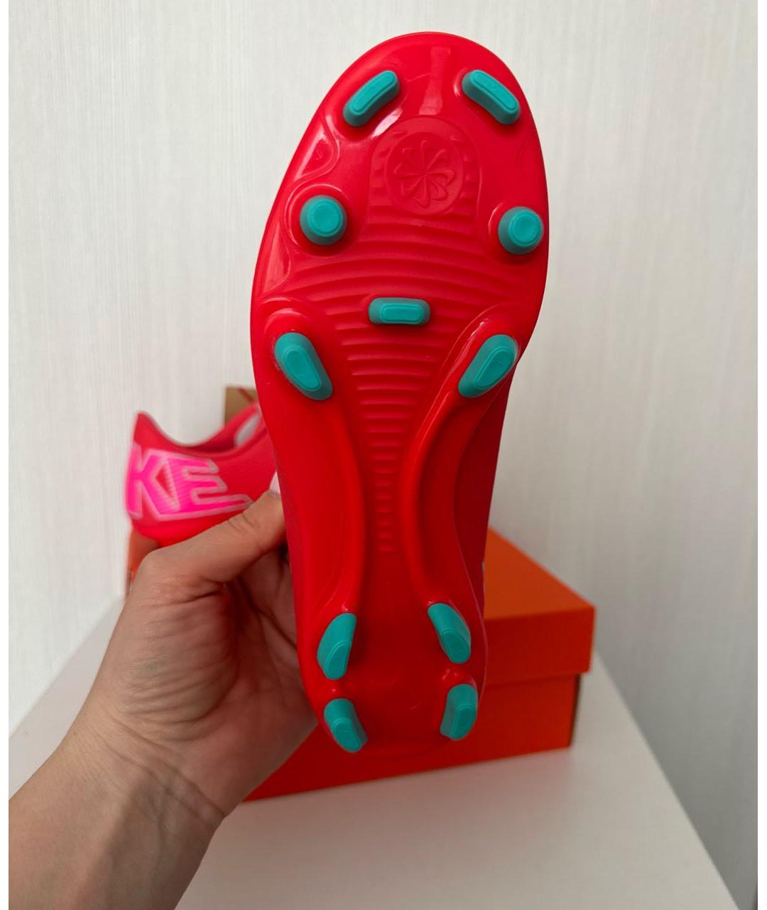 NIKE KIDS Коралловые текстильные кеды, фото 2