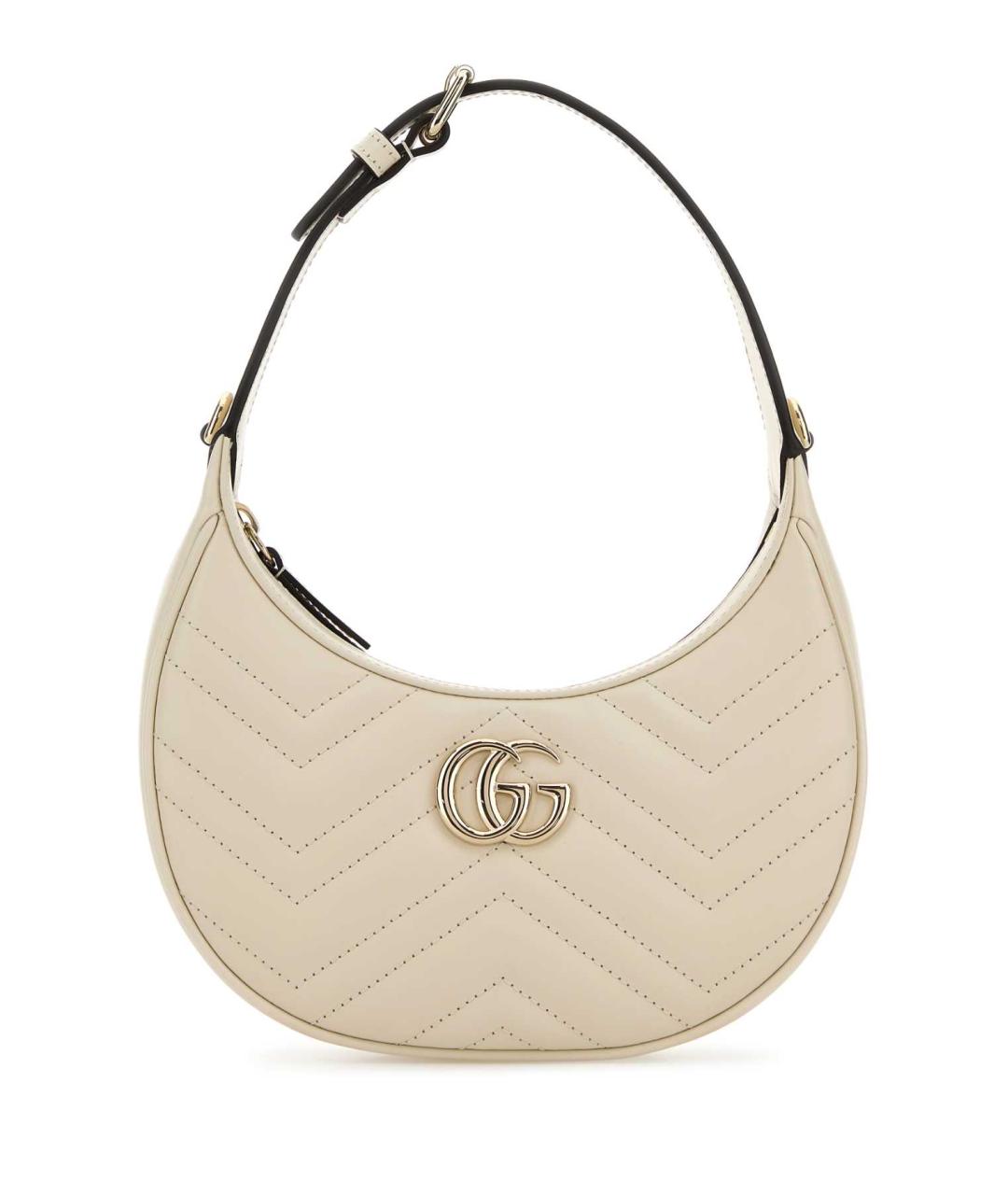 GUCCI Белая кожаная сумка через плечо, фото 1