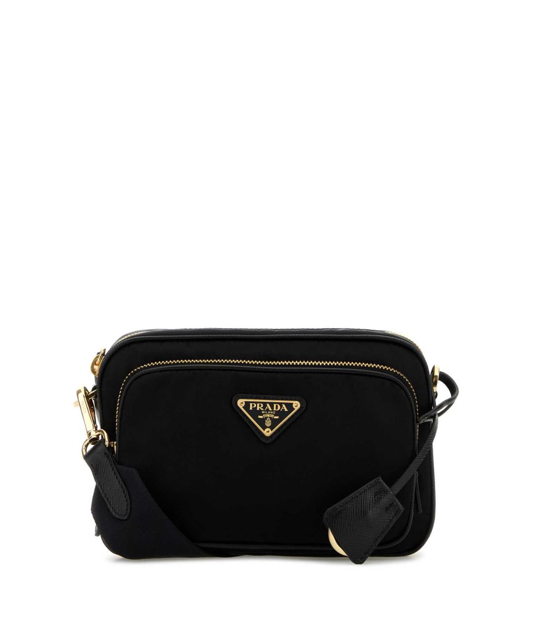 PRADA Черная тканевая сумка через плечо, фото 1