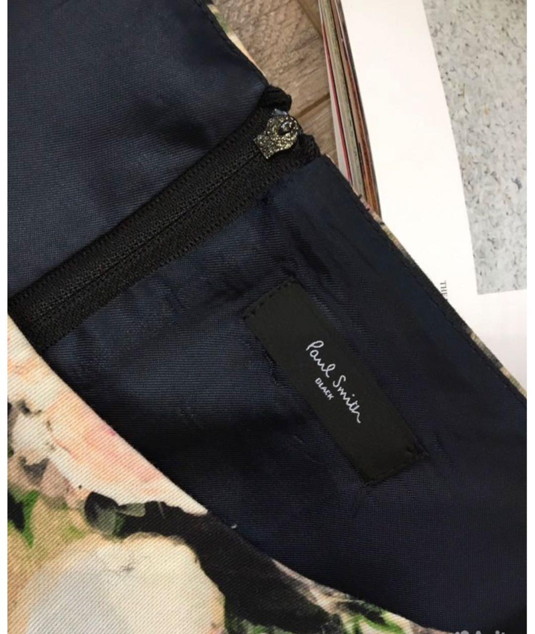 PAUL SMITH Мульти хлопковое повседневное платье, фото 5