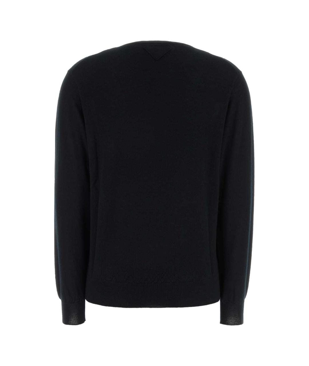 PRADA Черный кашемировый джемпер / свитер, фото 2