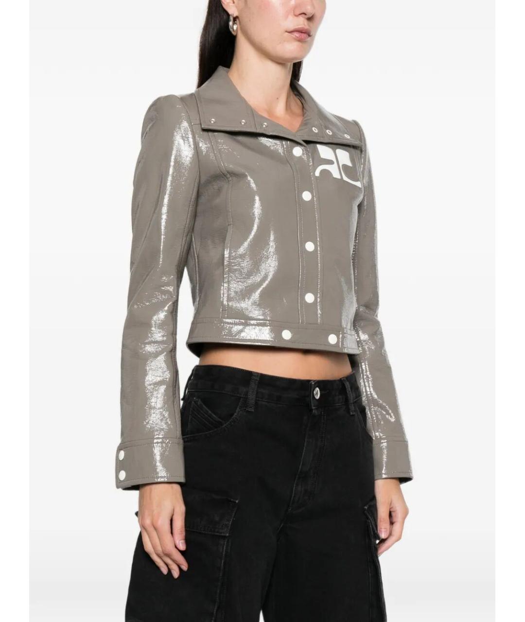 COURREGES Серая куртка, фото 4