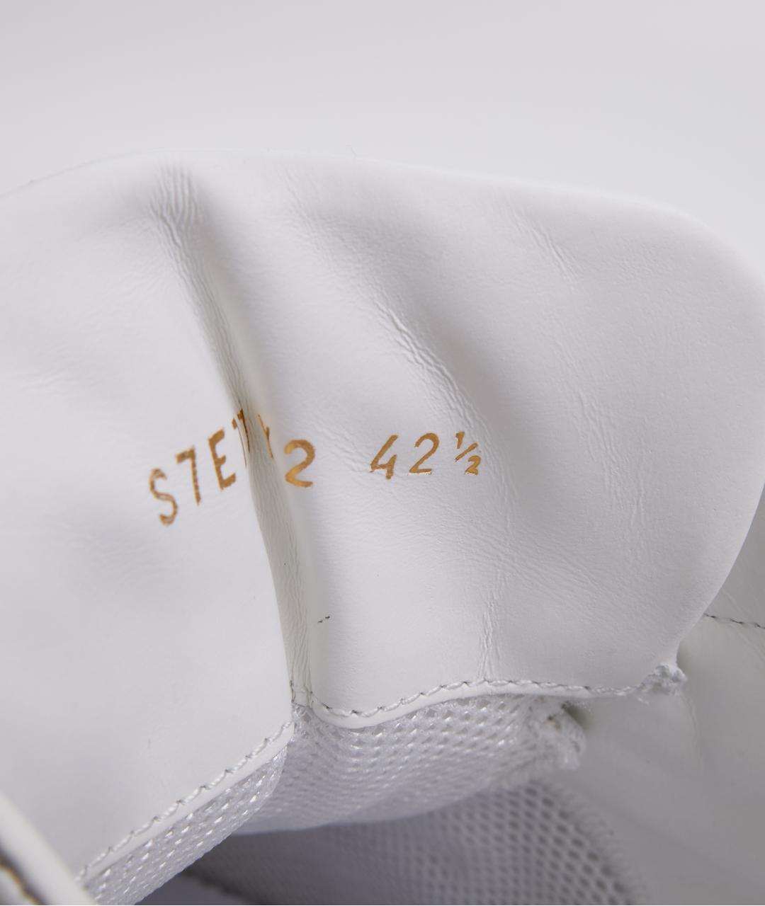 VALENTINO Белые кожаные низкие кроссовки / кеды, фото 7