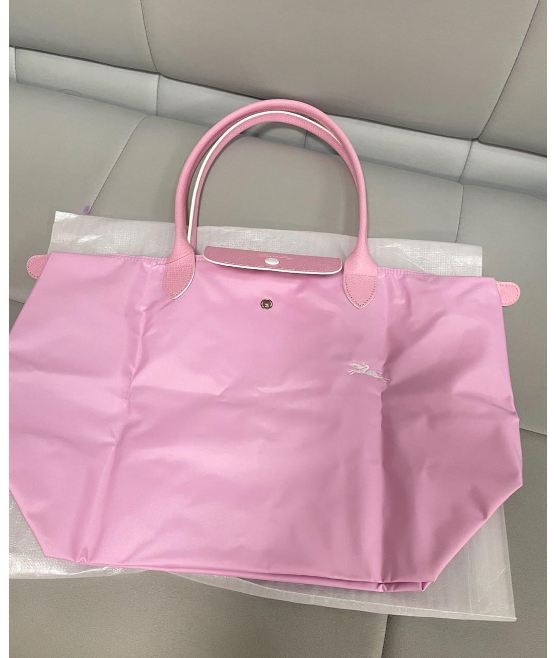 LONGCHAMP Розовая сумка тоут, фото 4