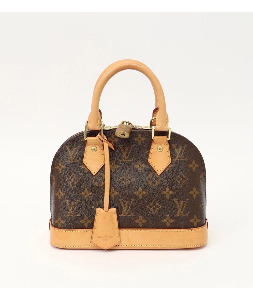 LOUIS VUITTON Коричневая сумка с короткими ручками, фото 9