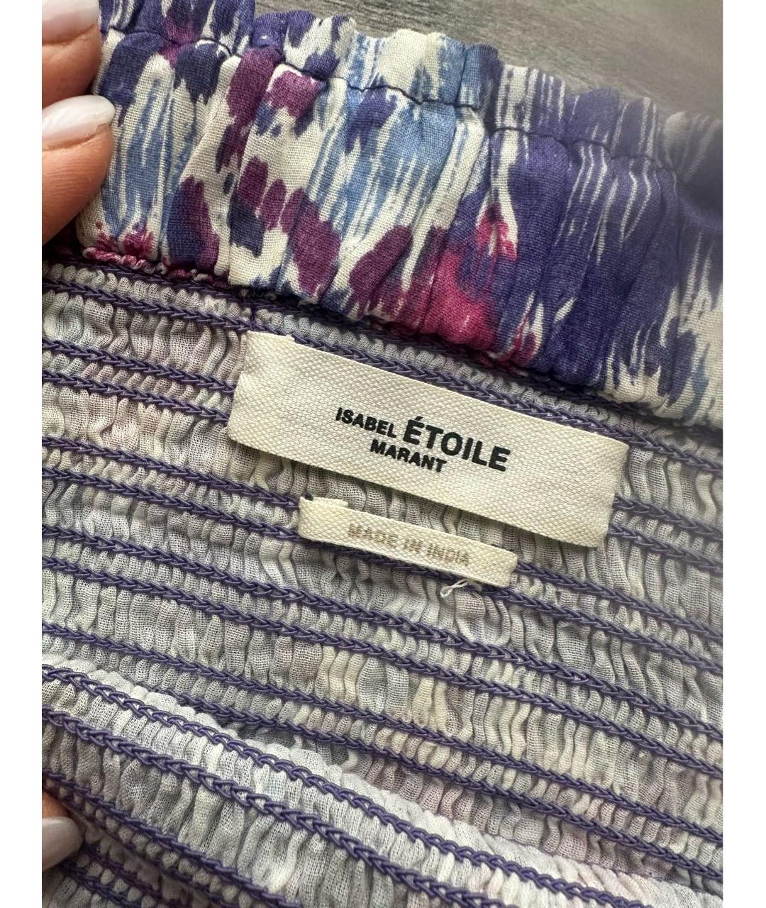 ISABEL MARANT ETOILE Мульти хлопковая юбка мини, фото 3