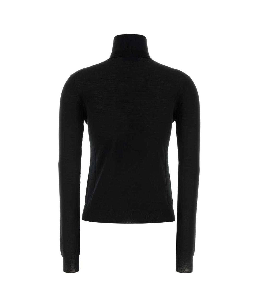 PRADA Черная шерстяная водолазка, фото 2