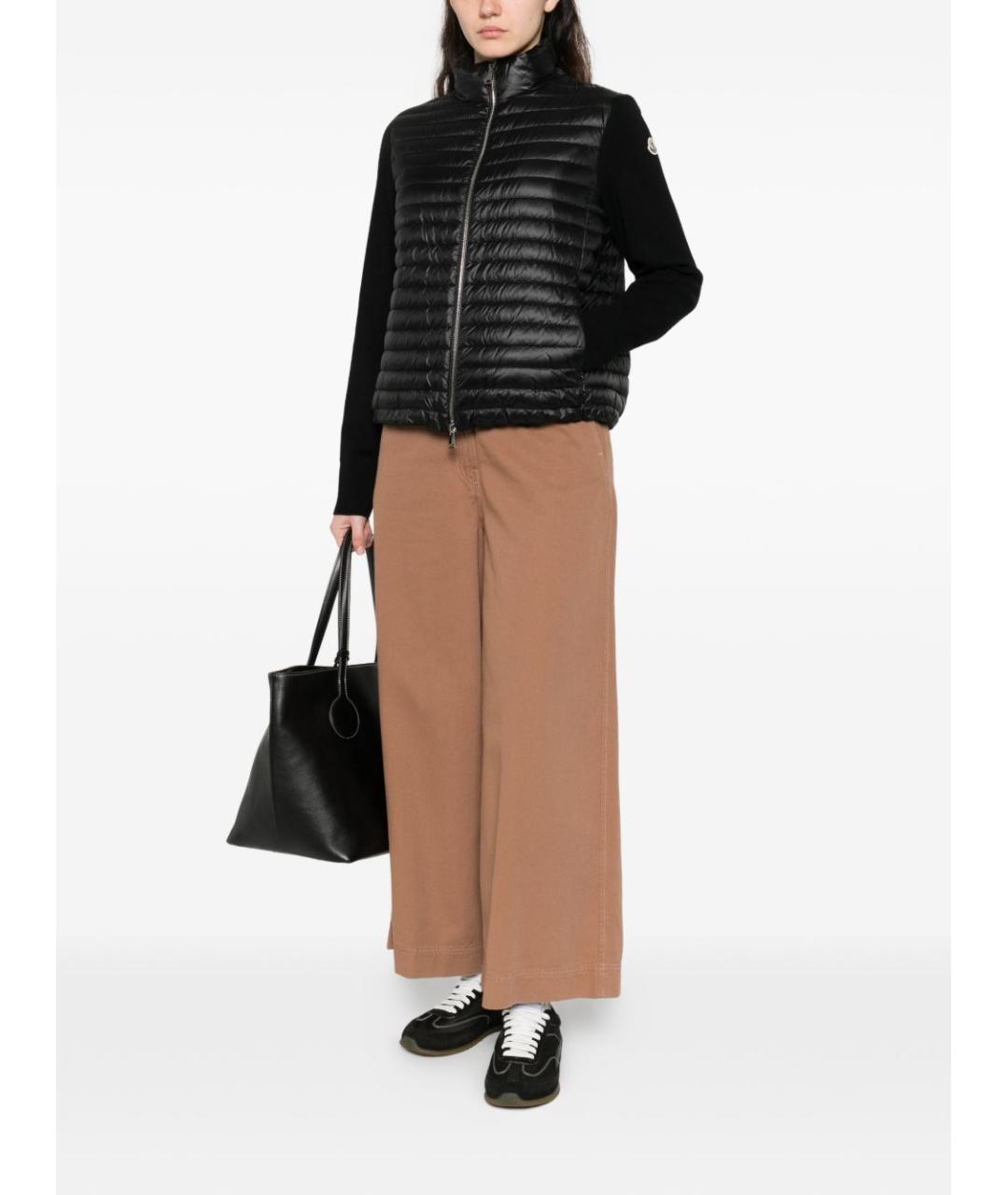 MONCLER Черная шерстяная куртка, фото 3