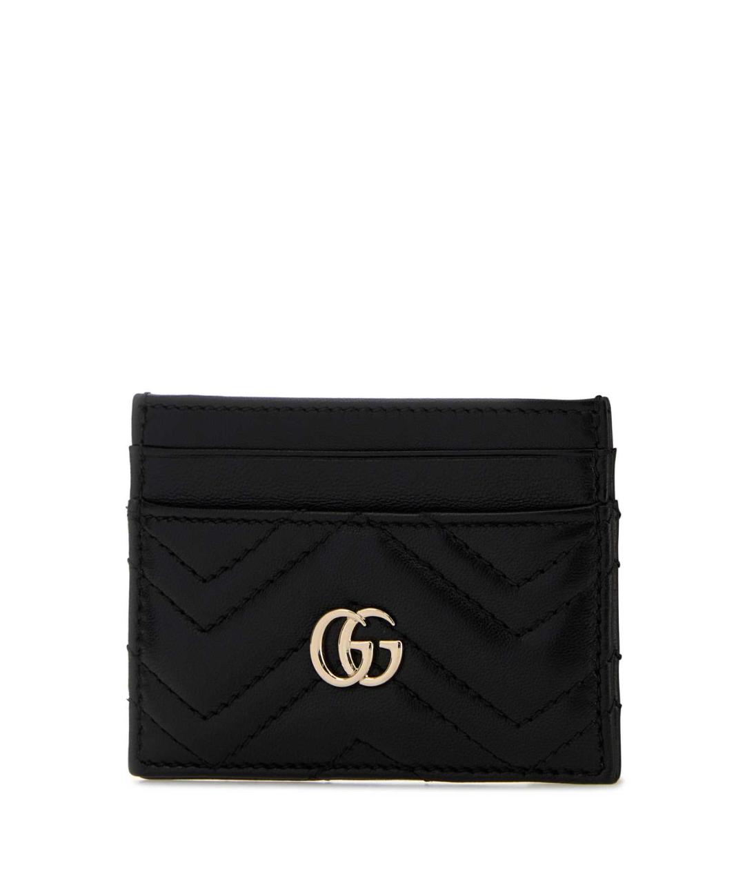 GUCCI Черный кожаный кардхолдер, фото 2