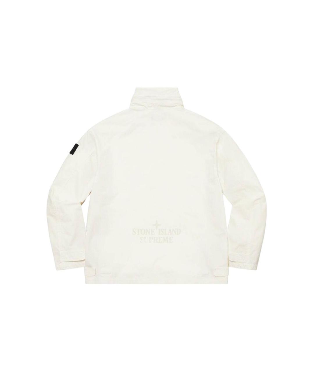 STONE ISLAND Белая куртка, фото 2