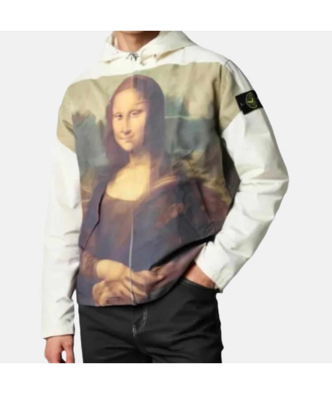 STONE ISLAND Белая куртка, фото 3