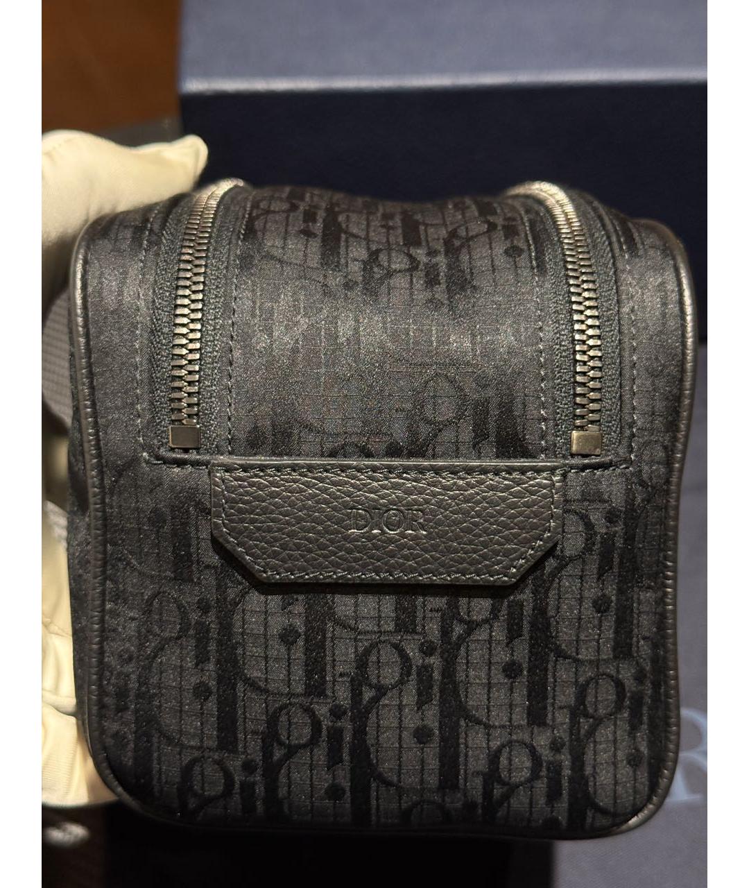 CHRISTIAN DIOR Черная косметичка, фото 7