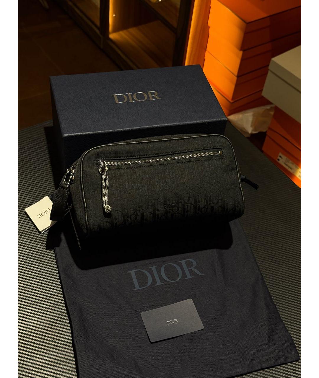 CHRISTIAN DIOR Черная косметичка, фото 2