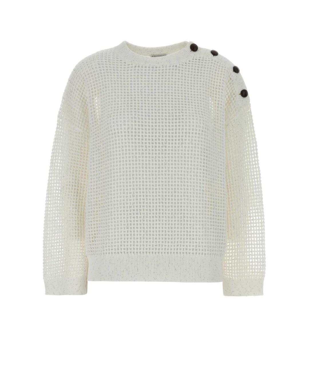 BRUNELLO CUCINELLI Белый джемпер / свитер, фото 1