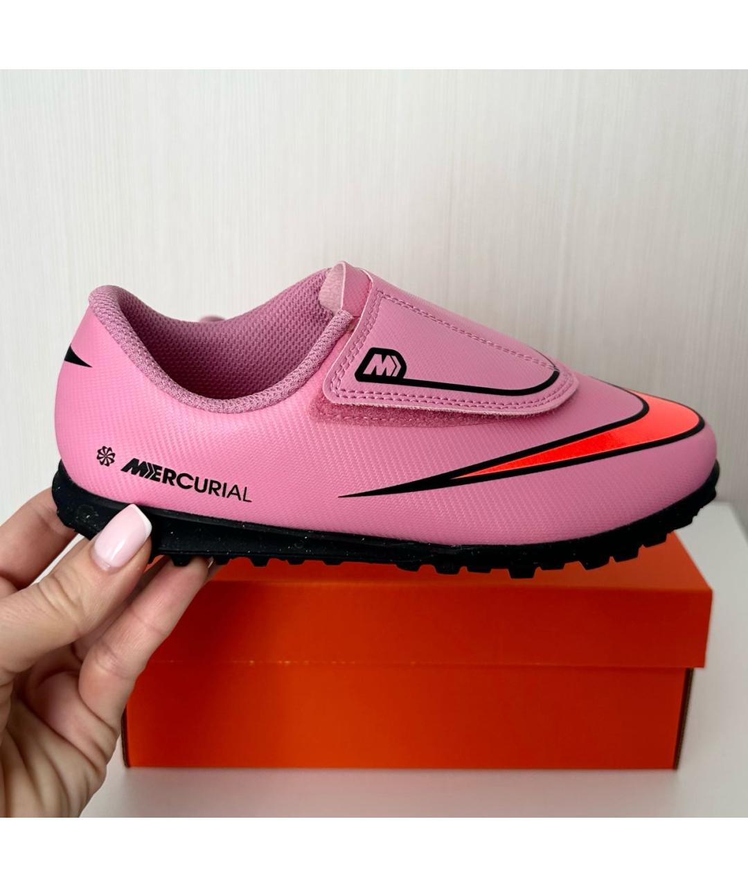 NIKE Розовые кеды, фото 3