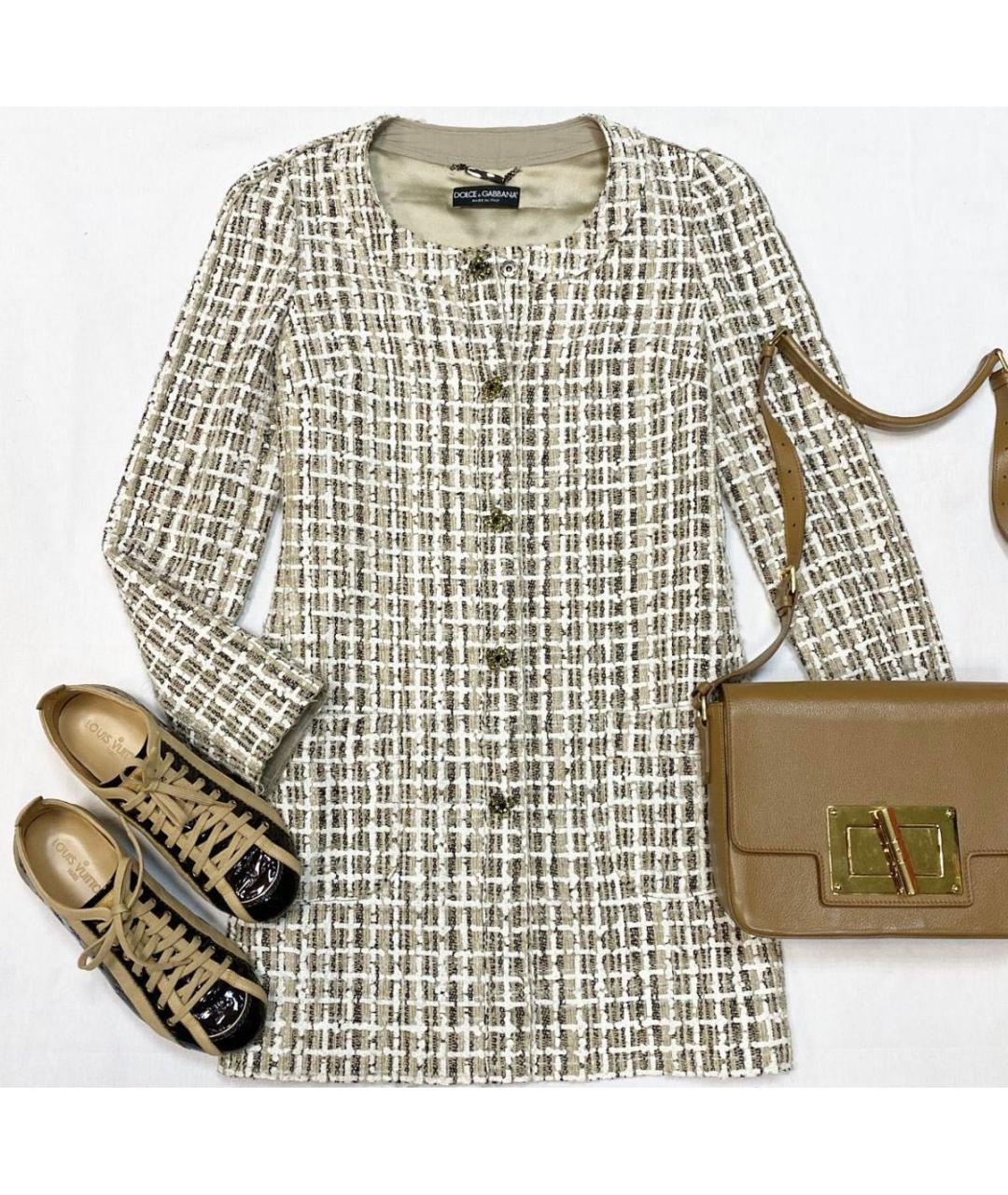 DOLCE&GABBANA Мульти хлопковый жакет/пиджак, фото 3