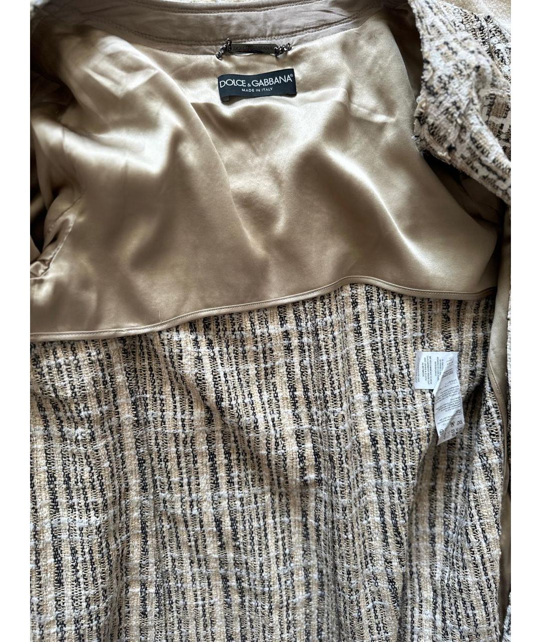 DOLCE&GABBANA Мульти хлопковый жакет/пиджак, фото 6